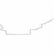 Brake Line for 1972-1974 Dodge Dart Intermediate stainless steel