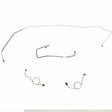Front Brake Line Kit for 1972 Dodge Coronet disc brakes stainless steel