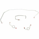 Front Brake Line Kit for 1972 Dodge Coronet drum brakes stainless steel