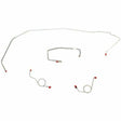 t 1972 Dodge Coronet Front Brake Line Kit Power Drum Brakes Steel - RKT7202OM Fine Lines