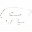 t 1972 Dodge Coronet Front Brake Line Kit Standard Disc Brakes Stainless RKT7204SS Fine Lines