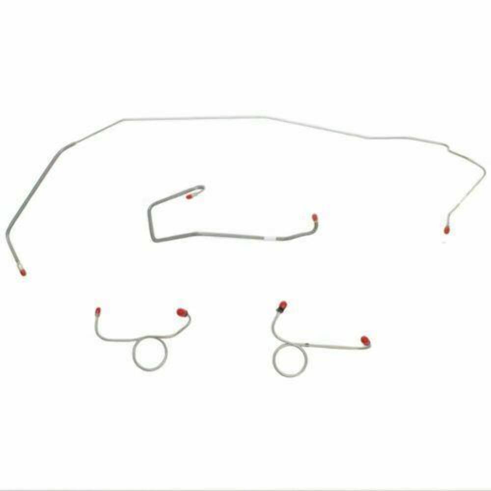 t 1972 Dodge Coronet Front Brake Line Kit Standard Disc Brakes Stainless RKT7204SS Fine Lines