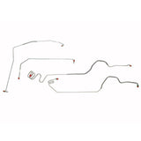 t 1973-1980 Chevrolet K10 Front Brake Line Kit Power Brakes - TKT7301SS Fine Lines