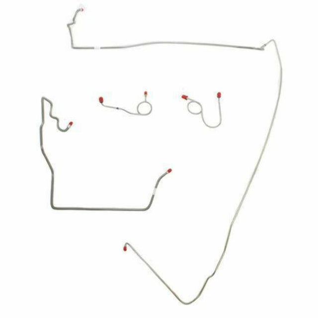 Front Brake Line Kit for 1973 Dodge Coronet disc brakes stainless steel