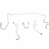 Front Brake Line Kit for 1973 Dodge Dart drum brakes stainless steel