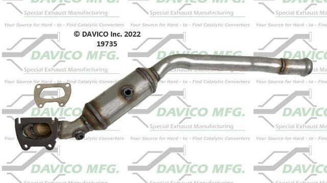 2011-2012 Dodge Durango Catalytic Converter19735