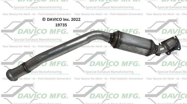 2011-2012 Dodge Durango Catalytic Converter19735
