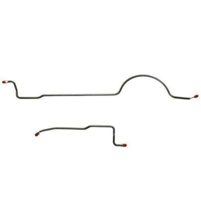 t 1974-75 Dodge Dart Rear Axle Lines 2 Piece Set Stainless - YRA7401SS Fine Lines