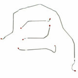 Front Brake Line Kit for 1974-1982 Chevy Corvette stainless steel