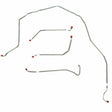 Front Brake Line Kit for 1974-1982 Chevy Corvette stainless steel