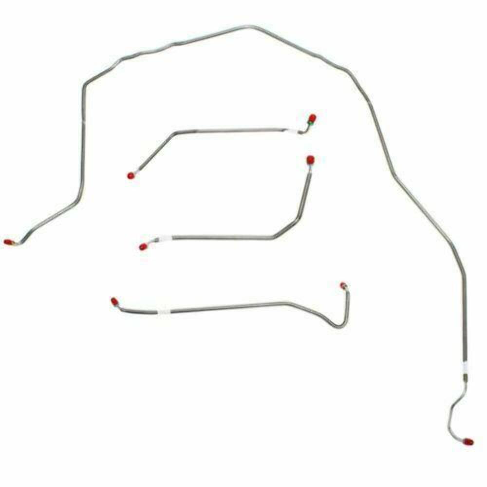 Front Brake Line Kit for 1974-1982 Chevy Corvette stainless steel