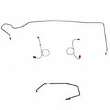 t 1974 Dodge Challenger Front Brake Line Kit Manual Disc Brakes - EKT7404SS Fine Lines