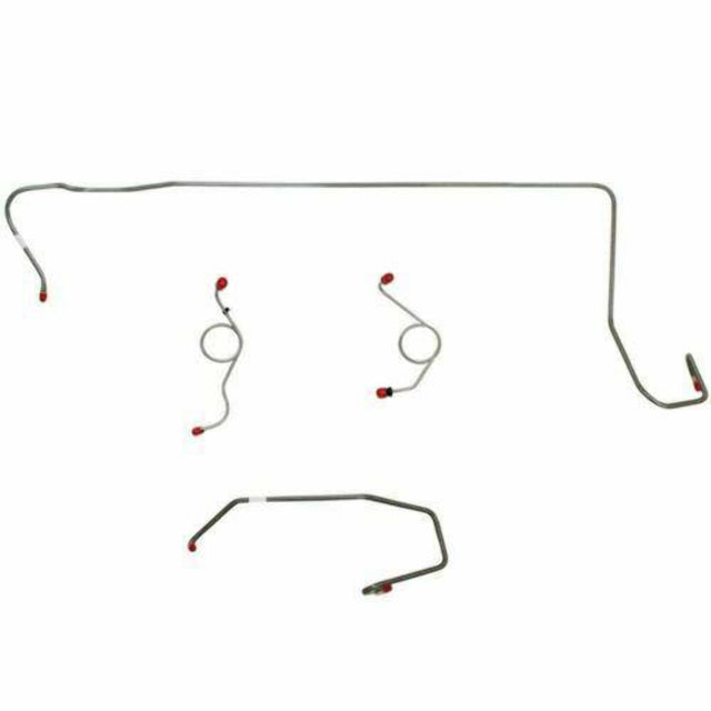 t 1974 Dodge Challenger Front Brake Line Kit Power Disc Brakes EKT7403OM Fine Lines