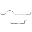 t 1974 Dodge Challenger Front Brake Line with 8-3/4 Inch Axle - ERA7401SS Fine Lines