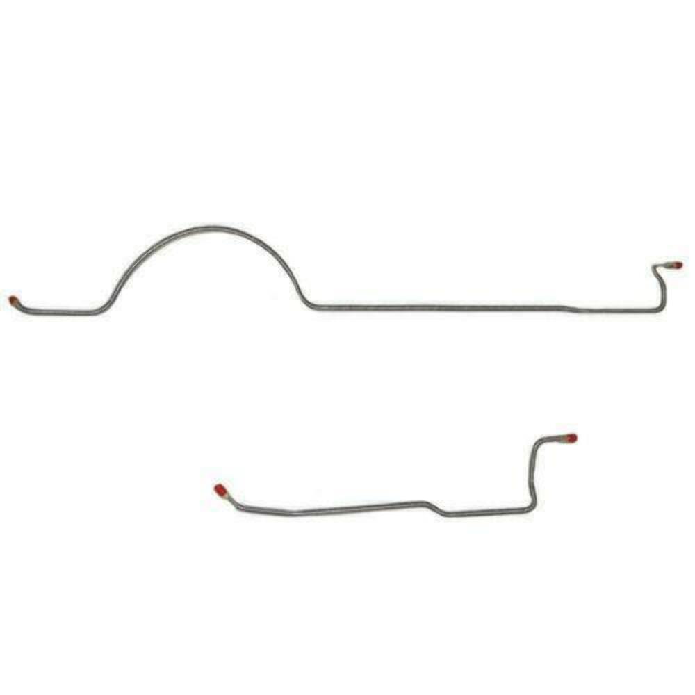 t 1974 Dodge Challenger Front Brake Line with 8-3/4 Inch Axle - ERA7401SS Fine Lines