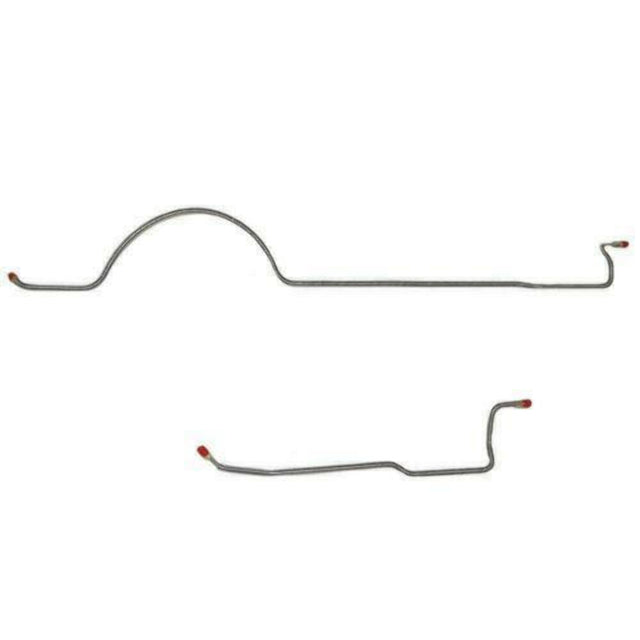 t 1974 Dodge Challenger Front Brake Line with 8-3/4 Inch Axle - ERA7401SS Fine Lines
