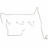 Front Brake Line Kit for 1974 Dodge Charger disc brakes stainless steel
