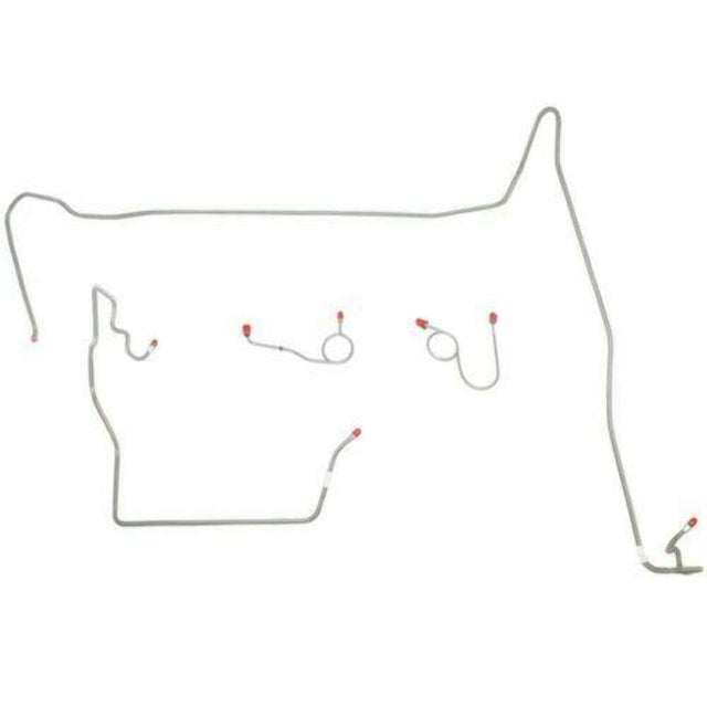 Front Brake Line Kit for 1974 Dodge Charger disc brakes stainless steel