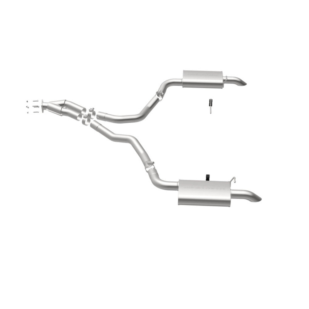 MagnaFlow cat-back exhaust system for 1975-1979 Chevy Corvette stainless steel polished 16710