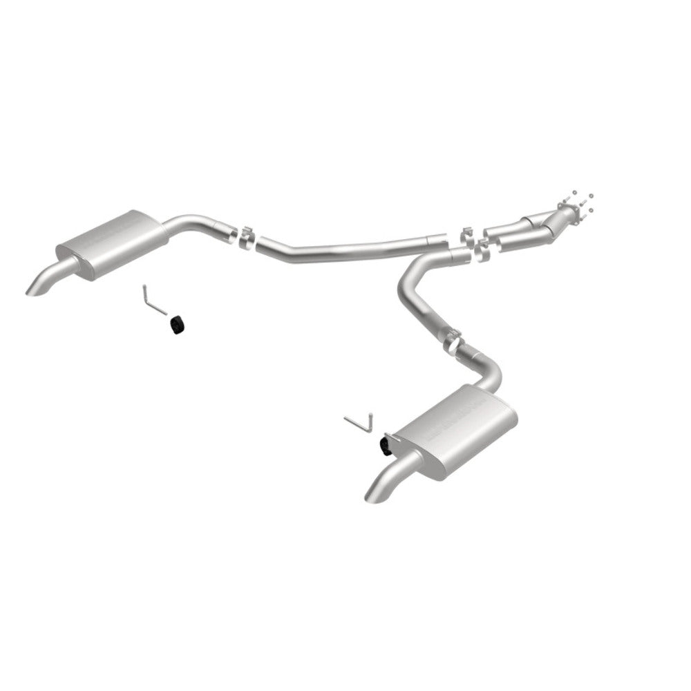 MagnaFlow cat-back exhaust system for 1975-1979 Chevy Corvette stainless steel polished 16710