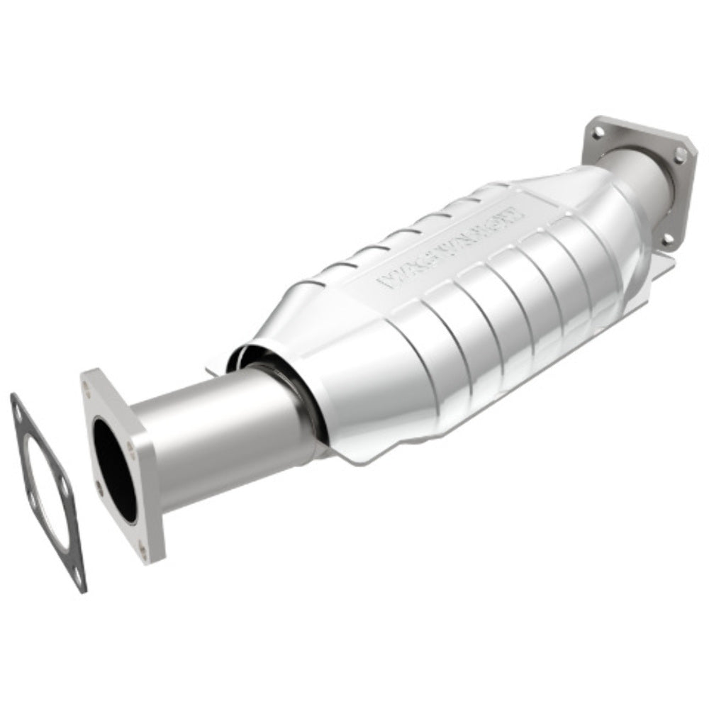MagnaFlow direct-fit catalytic converter for 1975-1980 Chevy 2.5 inch inlet/outlet stainless steel Federal EPA compliant OBDII 23425
