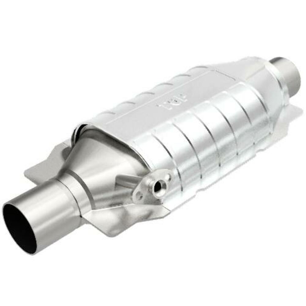 MagnaFlow universal catalytic converter 2 inch inlet/outlet stainless steel Federal EPA compliant OBDII 94041