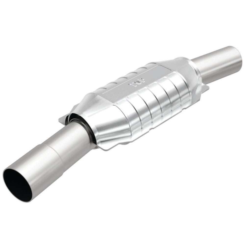 MagnaFlow direct-fit catalytic converter for 1975-1994 Chevy 2.5 inch inlet/outlet stainless steel Federal EPA compliant OBDII 93432
