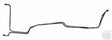 Transmission Cooler Lines for 1976-1977 Pontiac Firebird stainless steel
