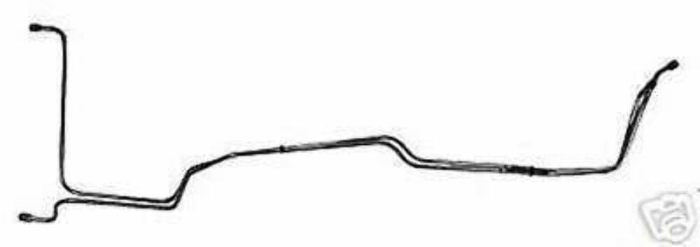 Transmission Cooler Lines for 1976-1977 Pontiac Firebird stainless steel