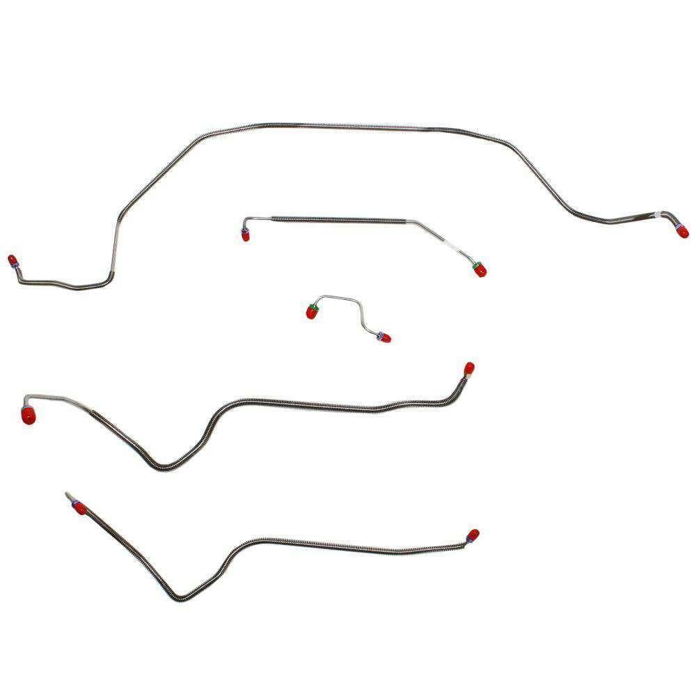Front Brake Line Kit for 1976-1978 Datsun 280Z stainless steel