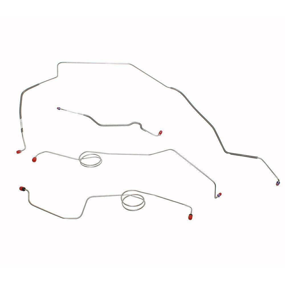 Front Brake Line Kit for 1977-1979 Ford F-100 disc brakes stainless steel