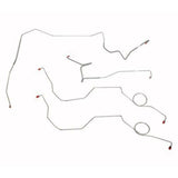 Front Brake Line Set for 1977-1979 Ford F-100 w/ Power 4pc 2WD disc brakes stainless steel