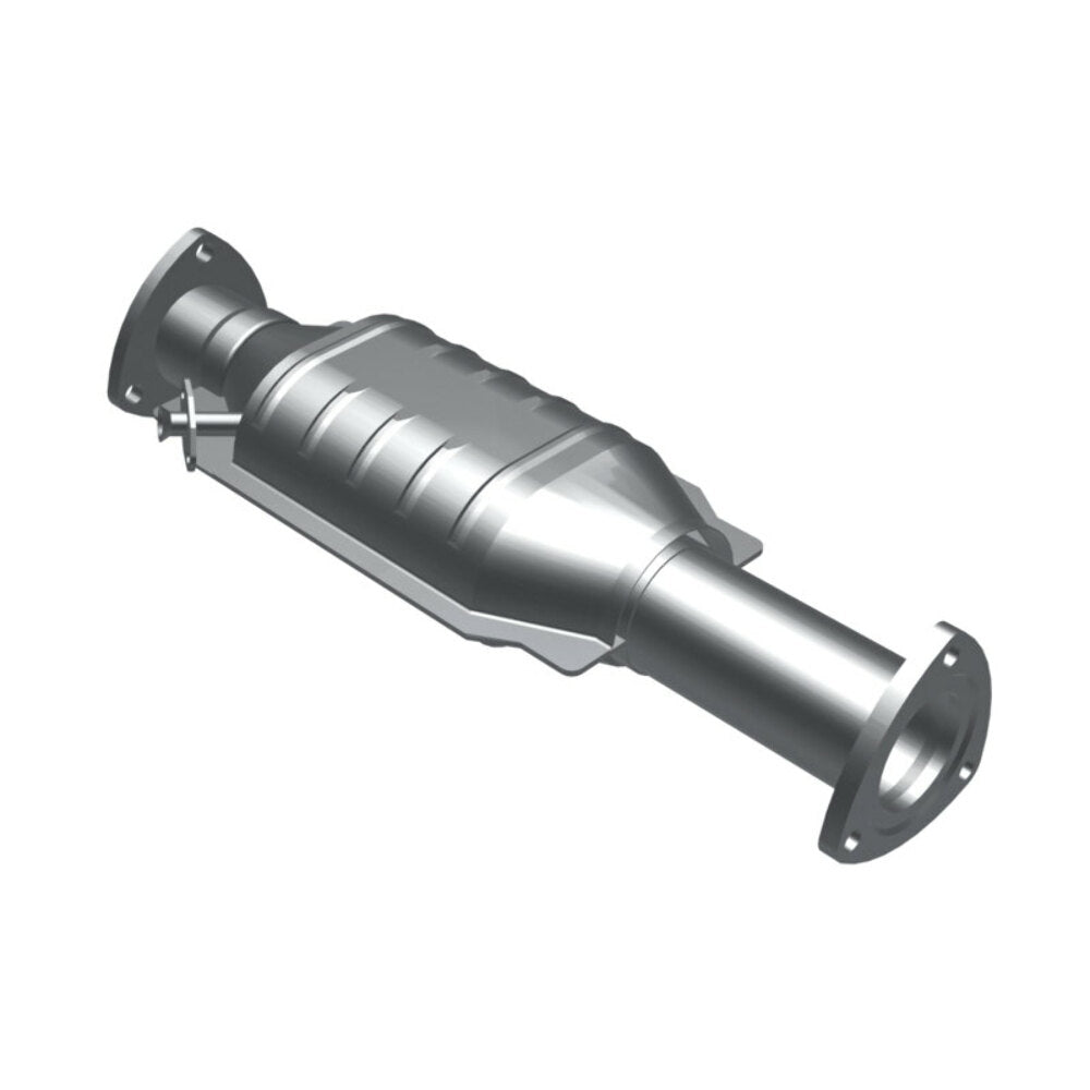MagnaFlow direct-fit catalytic converter for 1979-1987 Toyota 2.5 inch inlet/outlet stainless steel Federal EPA compliant OBDII 23894