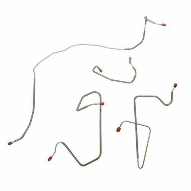 Front Brake Line Kit for 1980-1981 Ford F-150 2WD disc brakes stainless steel