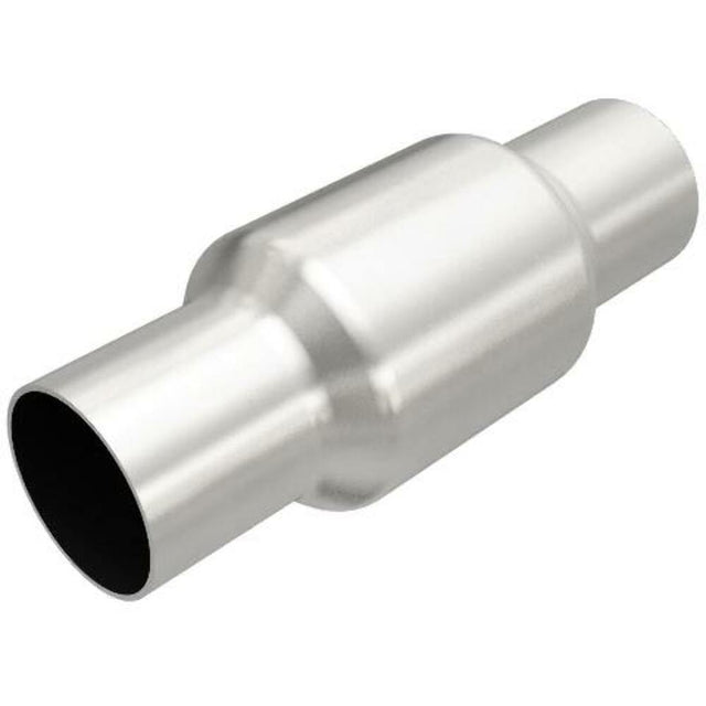 MagnaFlow universal catalytic converter 2.25 inch inlet/outlet stainless steel Federal EPA compliant OBDII 50005