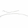 t 1980-81 Ford F-150 Intermediate Brake Line 2WD Long Bed Stainless - TIN8041SS Fine Lines