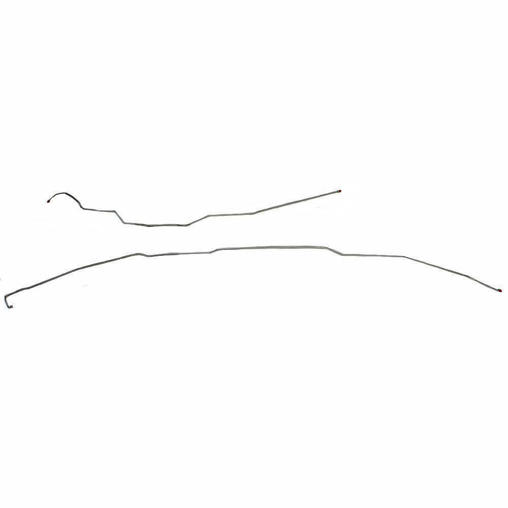 t 1980-81 Ford F-150 Intermediate Brake Line 2WD Long Bed Stainless - TIN8041SS Fine Lines
