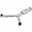 MagnaFlow direct-fit catalytic converter fits 1981-1982 Porsche 928 4.5L and 1983-1984 Porsche 928 4.7L stainless steel Federal EPA compliant OBDII 23794