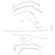 t 1981-86 GMC K3500 Complete Brake Line Kit No ABS Crew Cab Long Bed - CBK0136OM Fine Lines
