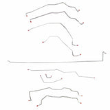 t 1981-86 GMC K3500 Complete Brake Line Kit No ABS Crew Cab Long Bed - CBK0136OM Fine Lines