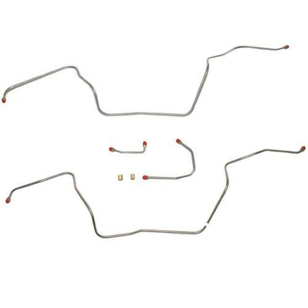 Transmission Cooler Lines for 1982-1988 Chevy El Camino stainless steel