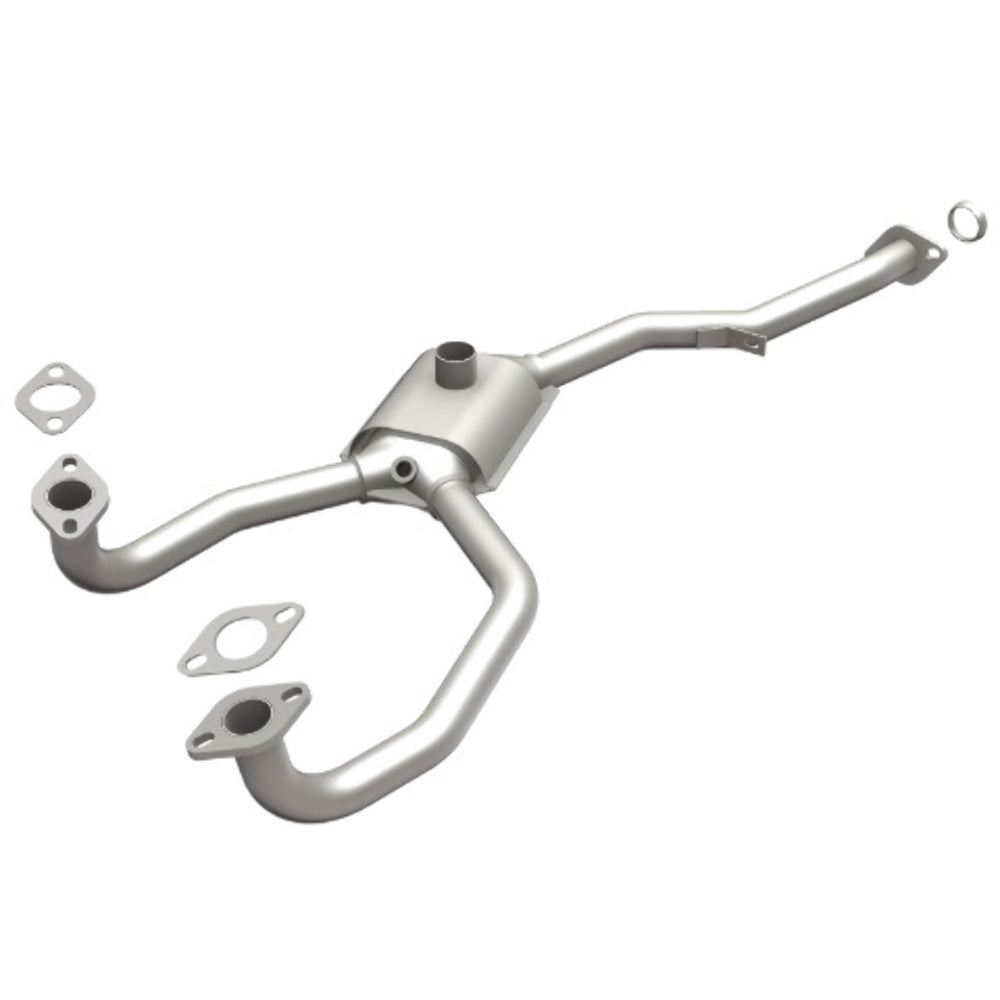 MagnaFlow direct-fit catalytic converter for 1983-1987 Subaru 1.75 inch inlet/outlet stainless steel Federal EPA compliant OBDII 23869