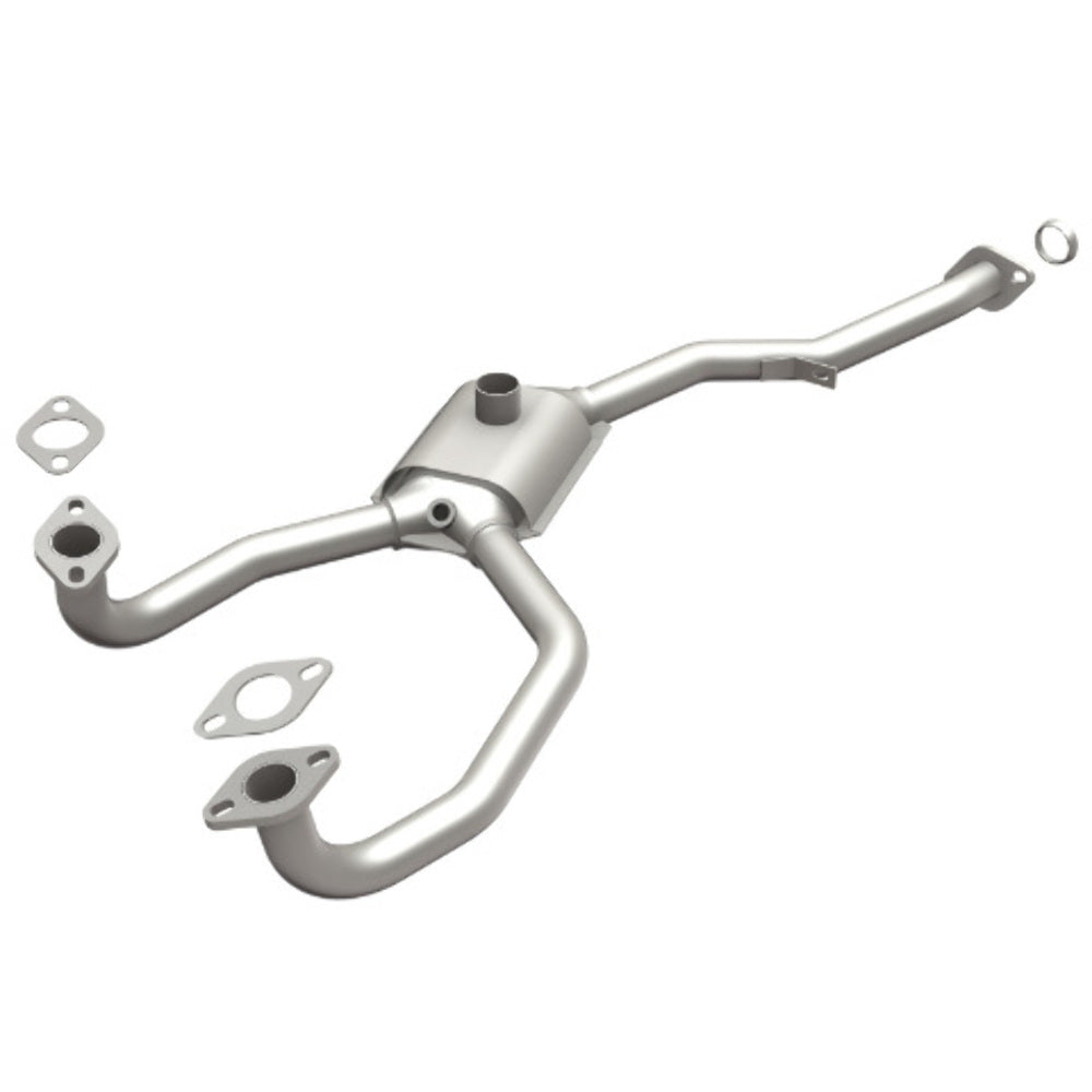 MagnaFlow direct-fit catalytic converter for 1983-1987 Subaru 1.75 inch inlet/outlet stainless steel Federal EPA compliant OBDII 23869