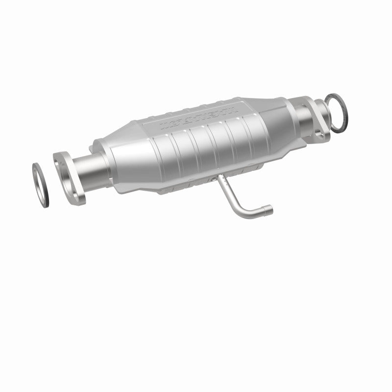 MagnaFlow direct-fit catalytic converter fits 1985-1988 Chevrolet Nova 1.6L and 1983-1988 Toyota Corolla 1.6L stainless steel CARB compliant