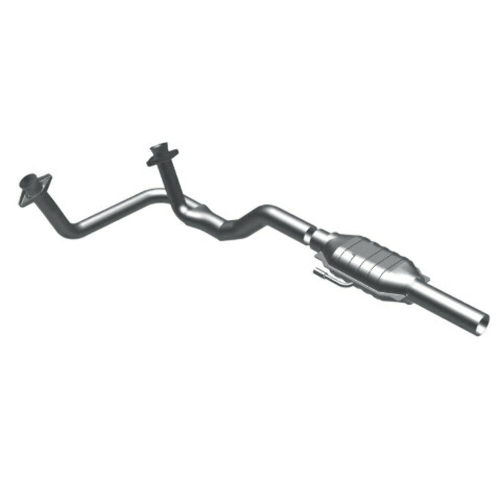 MagnaFlow direct-fit catalytic converter for 1984-1987 Ford stainless steel Federal EPA compliant OBDII 93316