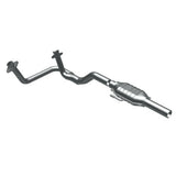 MagnaFlow direct-fit catalytic converter for 1984-1987 Ford stainless steel Federal EPA compliant OBDII 93316
