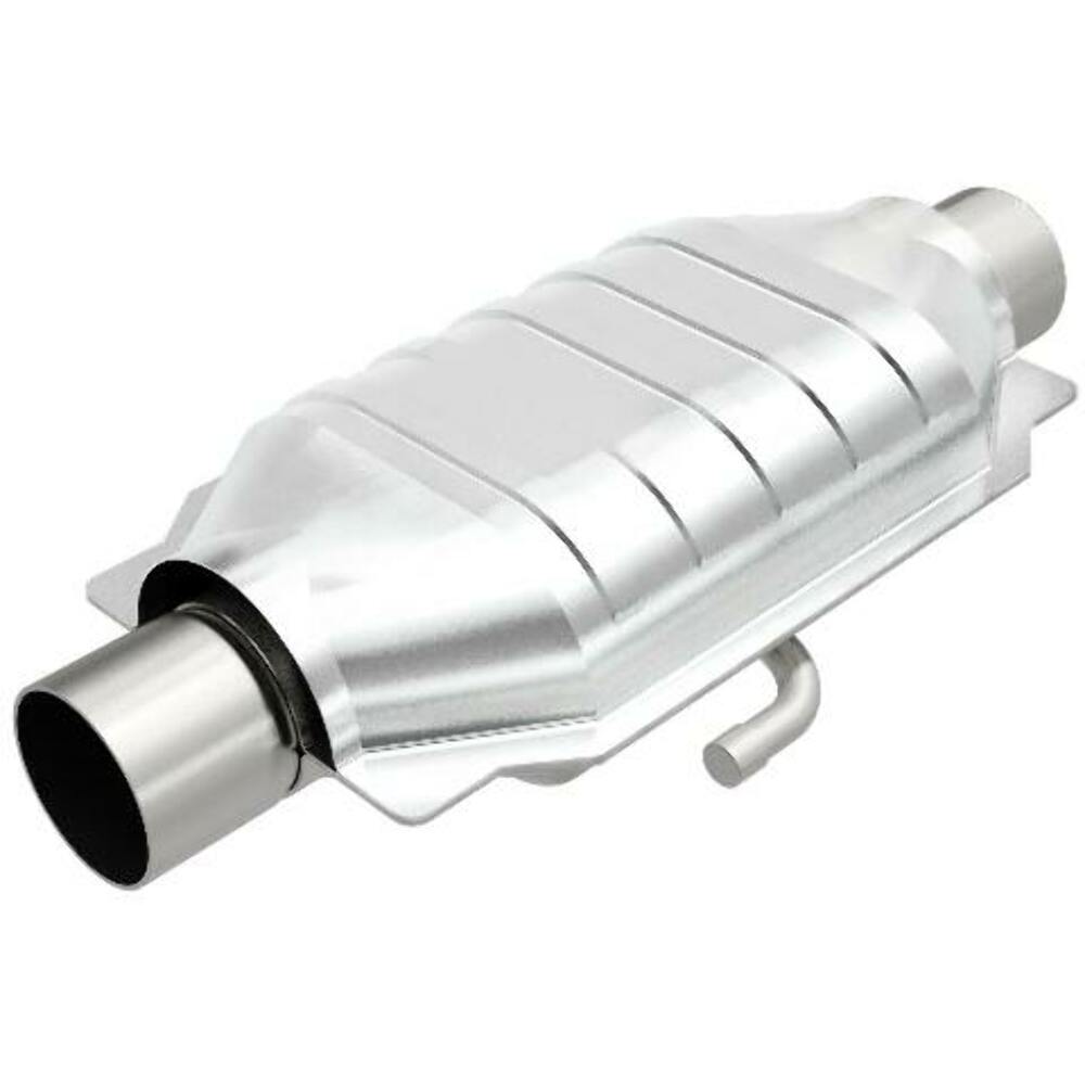 MagnaFlow universal catalytic converter 2.5 inch inlet/outlet stainless steel Federal EPA compliant OBDII 93516