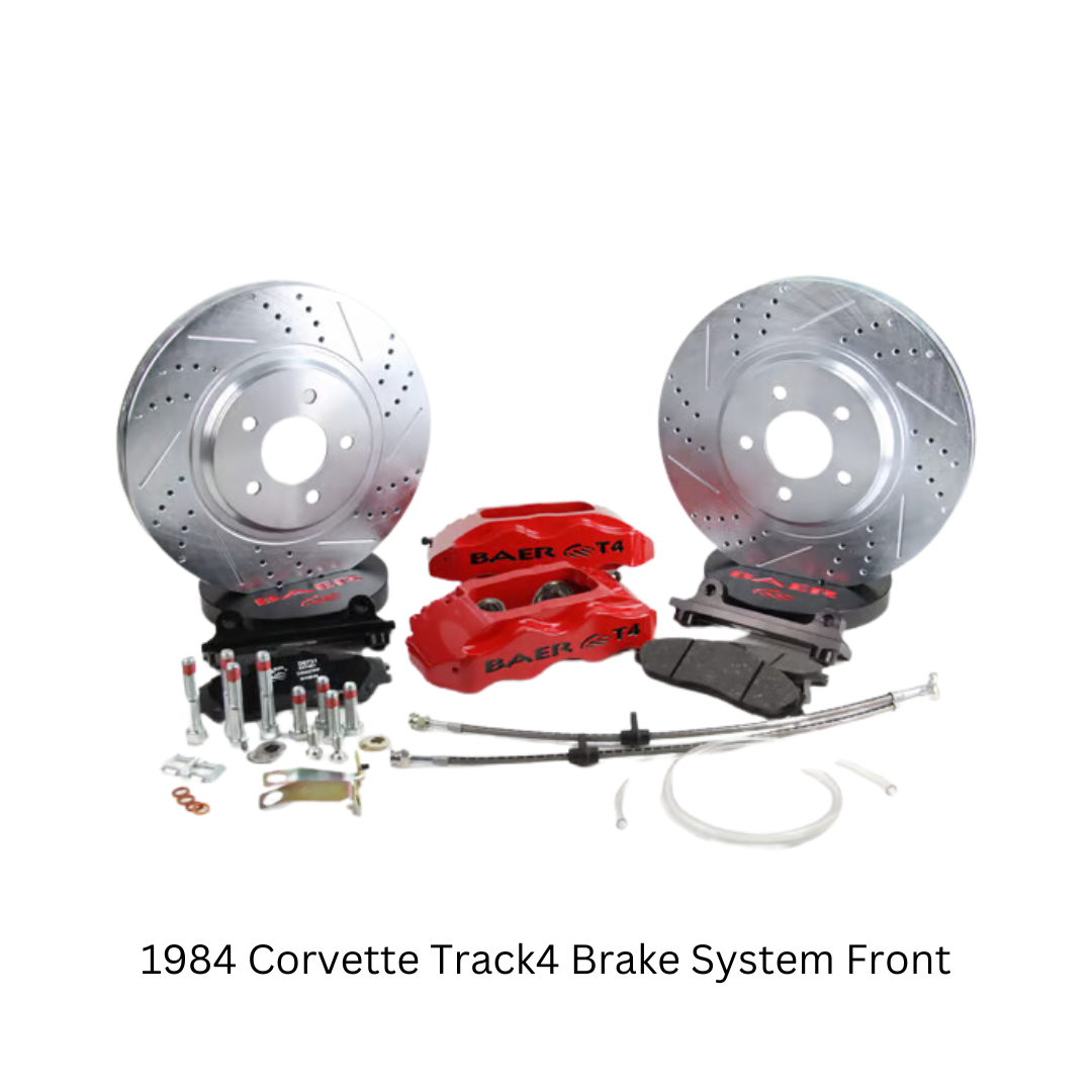 1984 Corvette Track4 Brake System Front 4301412MG stainless steel slotted