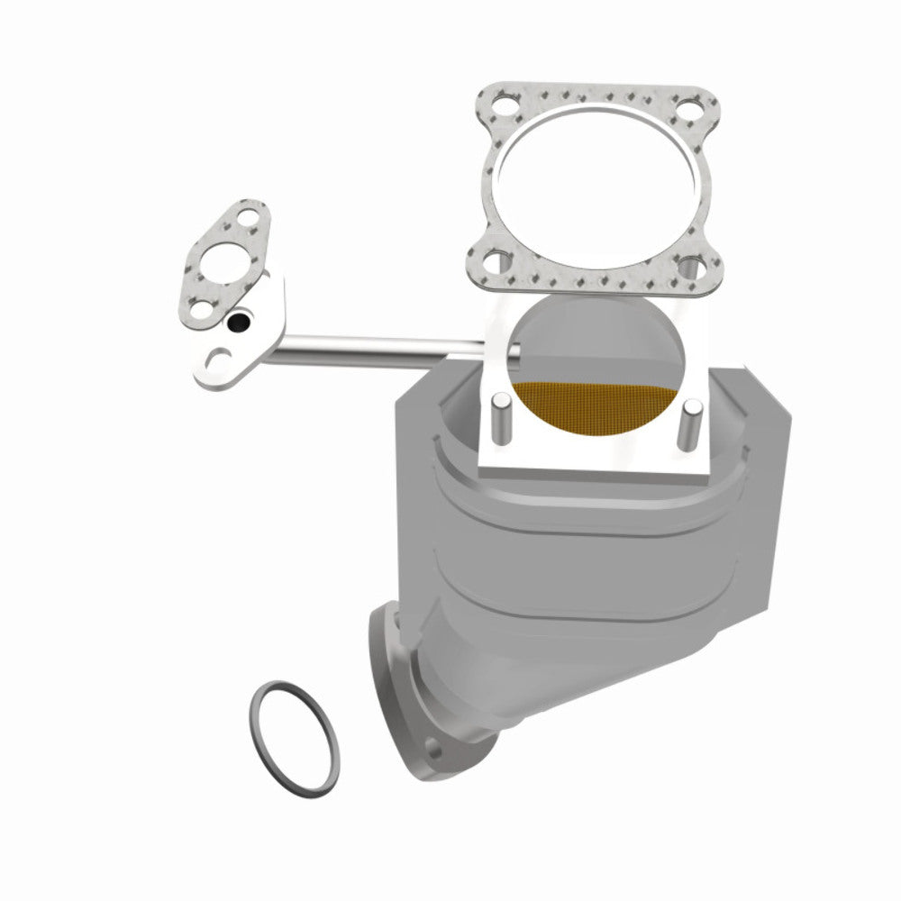 MagnaFlow direct-fit catalytic converter for 1985-1987 Honda Civic 1.5L stainless steel CARB compliant 352649
