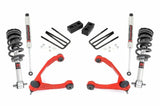 3.5 Inch Lift Kit; Cast Steel; M1 Strut; Chevy/GMC 1500 (14-16) 19840RED